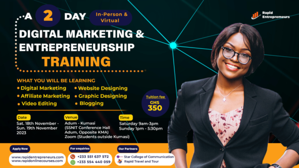 Digital Marketing And Entrepreneurship Training